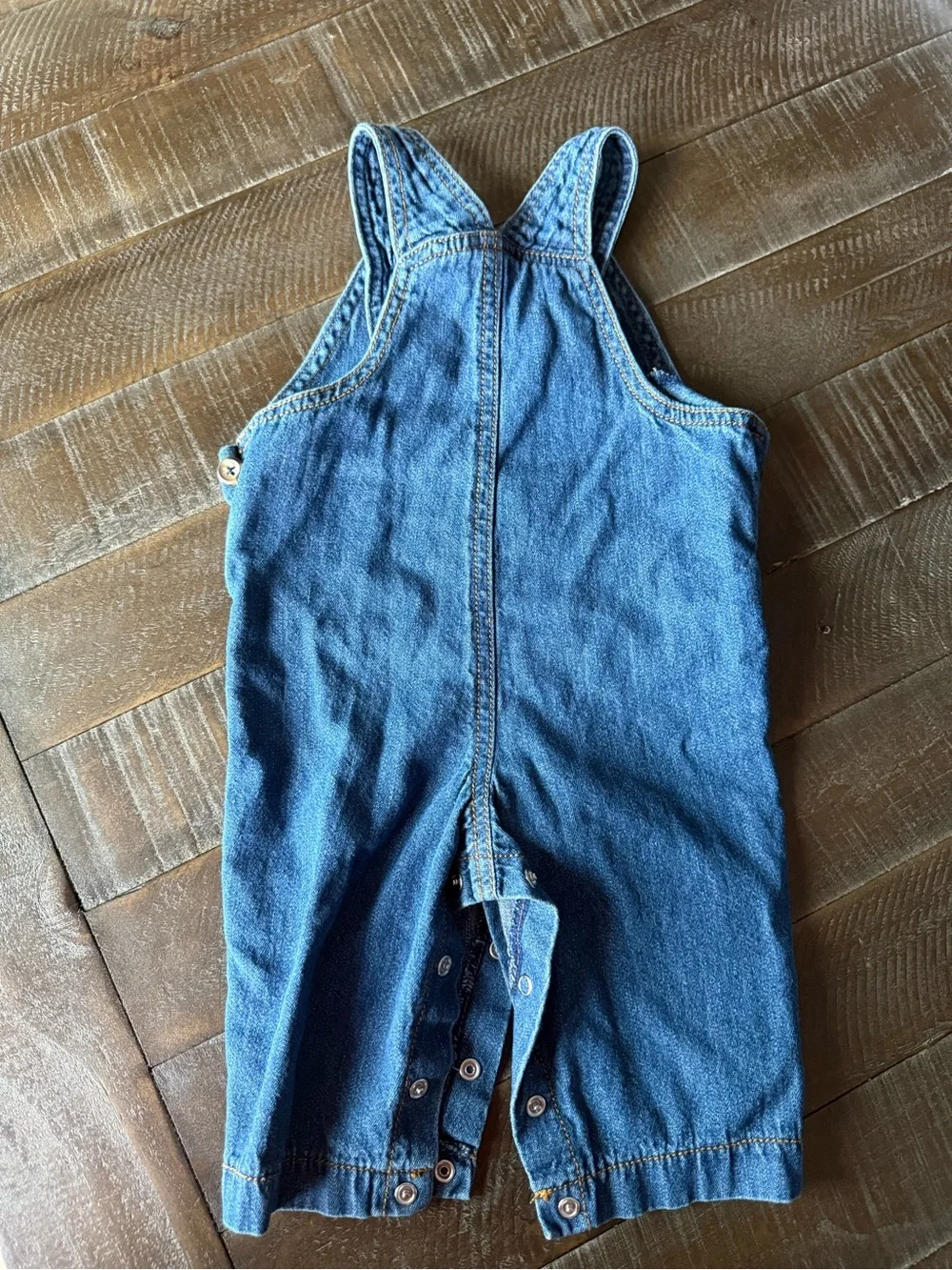 Classic Blue Denim Overalls for Kids